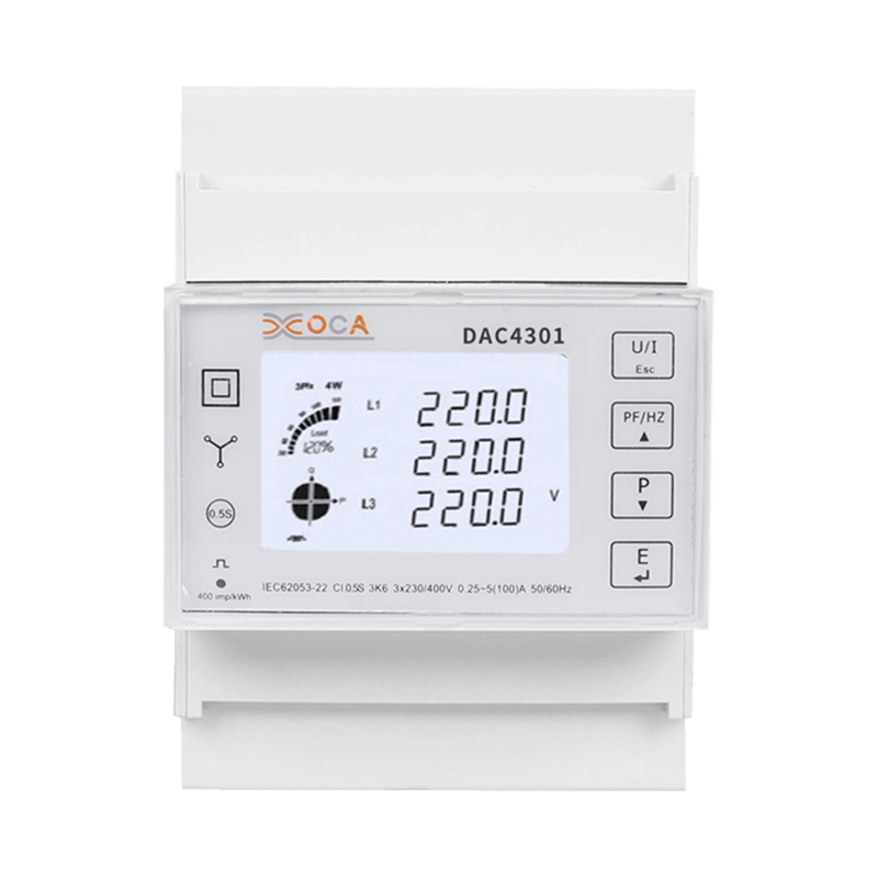 Dac4301 Wielotaryfowy licznik energii elektrycznej Modbus na szynę DIN AC