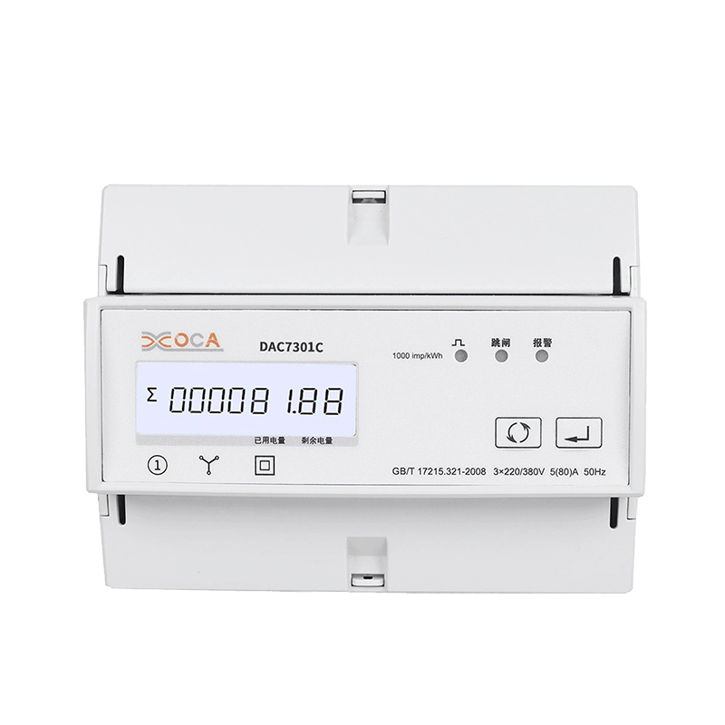 Dac7301c Elektryczny bezprzewodowy licznik energii trójfazowy Modbus taryfowy na szynę DIN