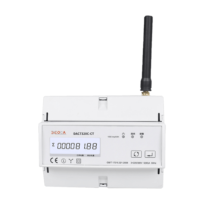 Dac7320c-CT Wielofunkcyjne WiFi na szynę DIN z inteligentnym licznikiem energii Modbus Transformer