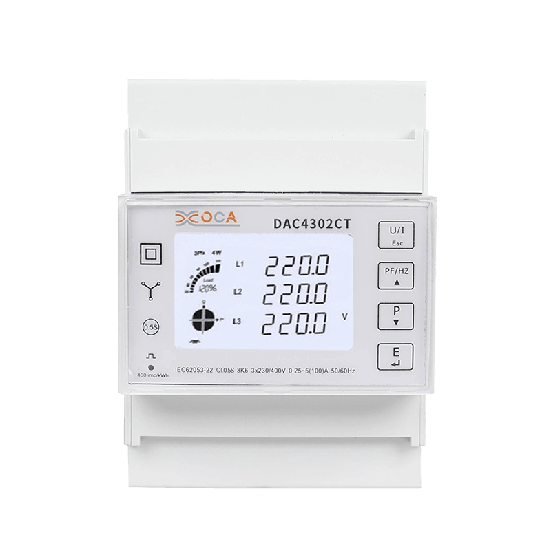 Dac4302CT Trójfazowy licznik energii elektrycznej Modbus Tuya na szynę DIN Miernik mocy