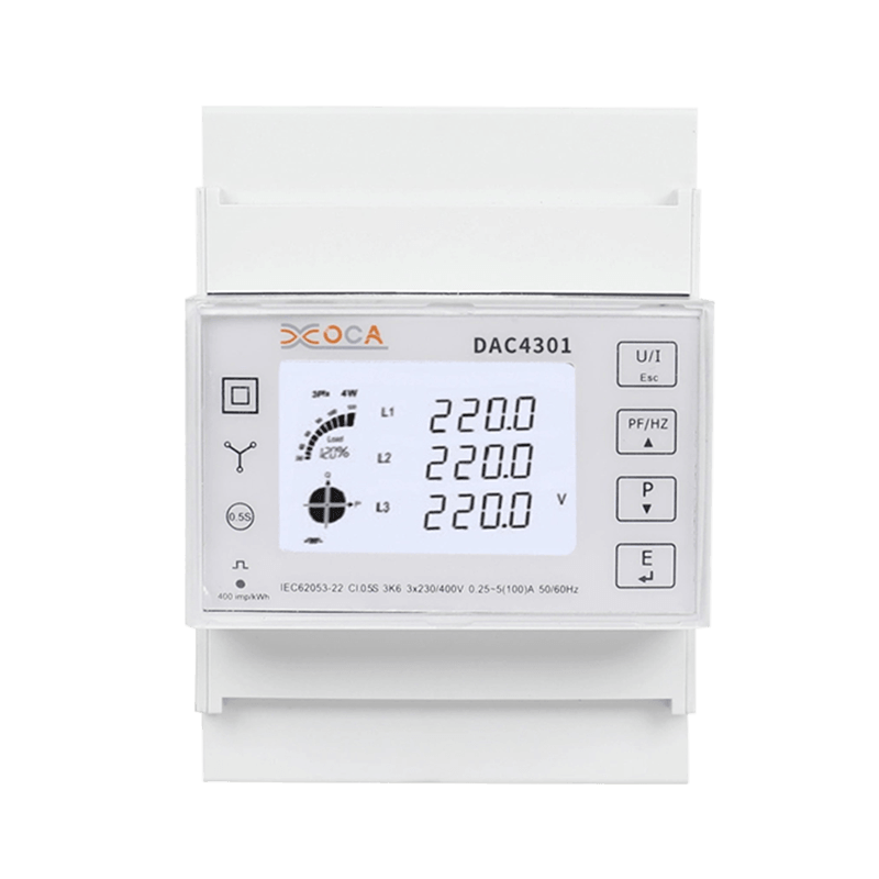 Dac4301 Przedpłatowy miernik energii elektrycznej Modbus na szynę DIN