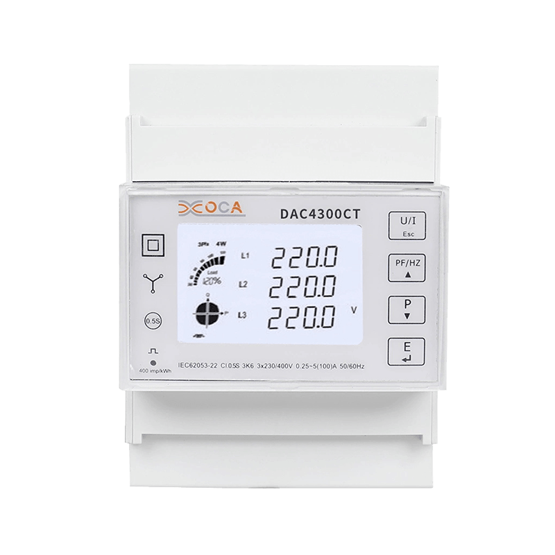 Dac4300CT Inteligentny multimetr licznika energii elektrycznej na szynę DIN