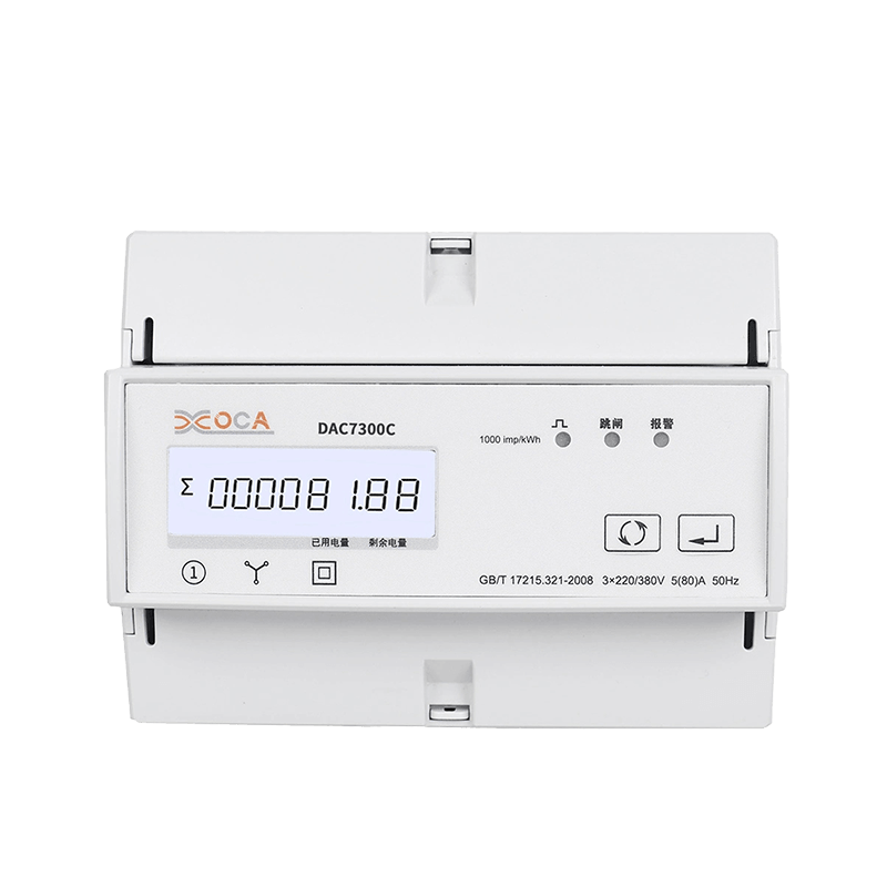 Inteligentny trójfazowy licznik energii elektrycznej Dac4300CT na szynę DIN