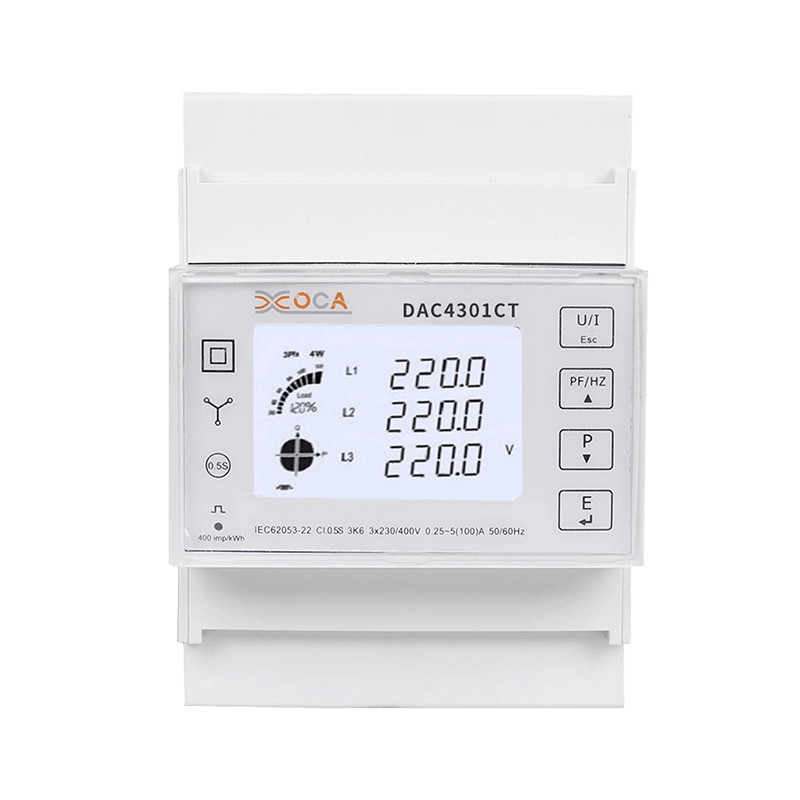 Dac4301CT Trójfazowy inteligentny licznik energii elektrycznej Modbus na szynę DIN