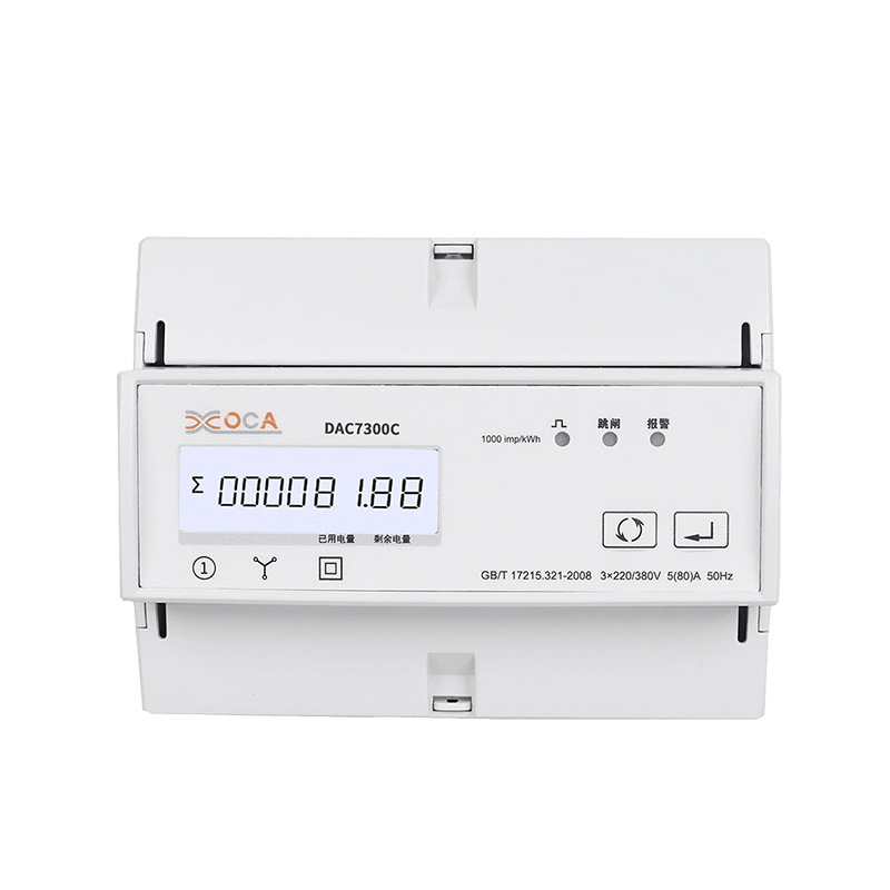 DAC7300C Trójfazowy pilot na szynę DIN WiFi Modbus RS485 Elektroniczny licznik energii