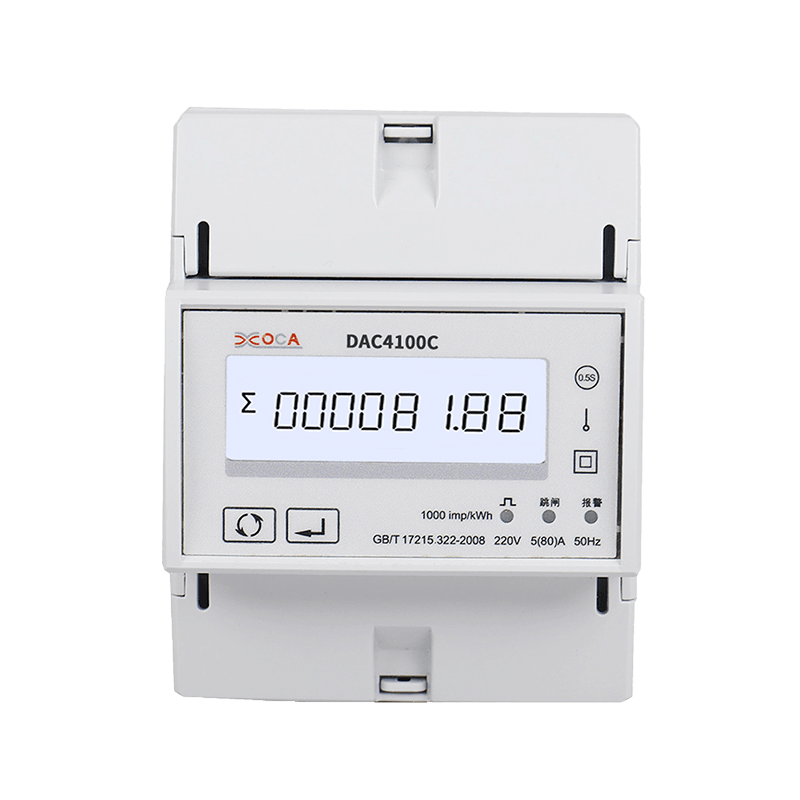 DAC4100C Jednofazowy inteligentny licznik energii Modbus na szynę DIN