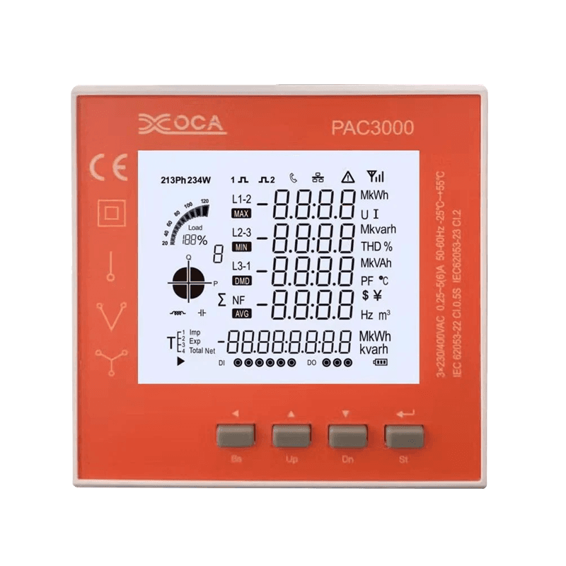 Inteligentny elektroniczny panel miernika mocy WiFi