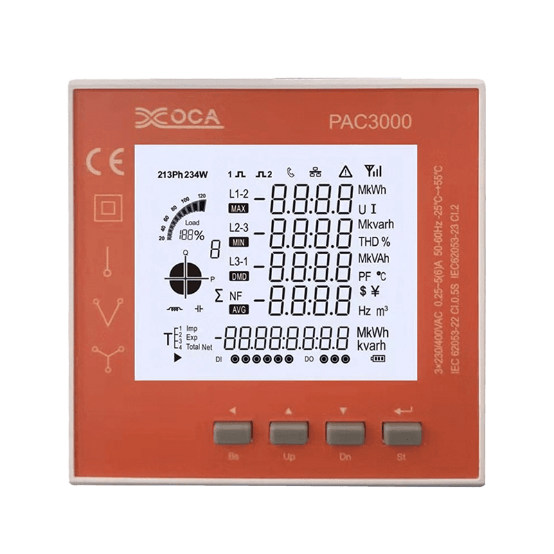 Inteligentny elektroniczny panel miernika mocy WiFi