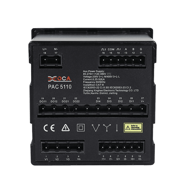 PAC5010 Bezprzewodowy, wielofunkcyjny elektroniczny miernik panelowy Modbus