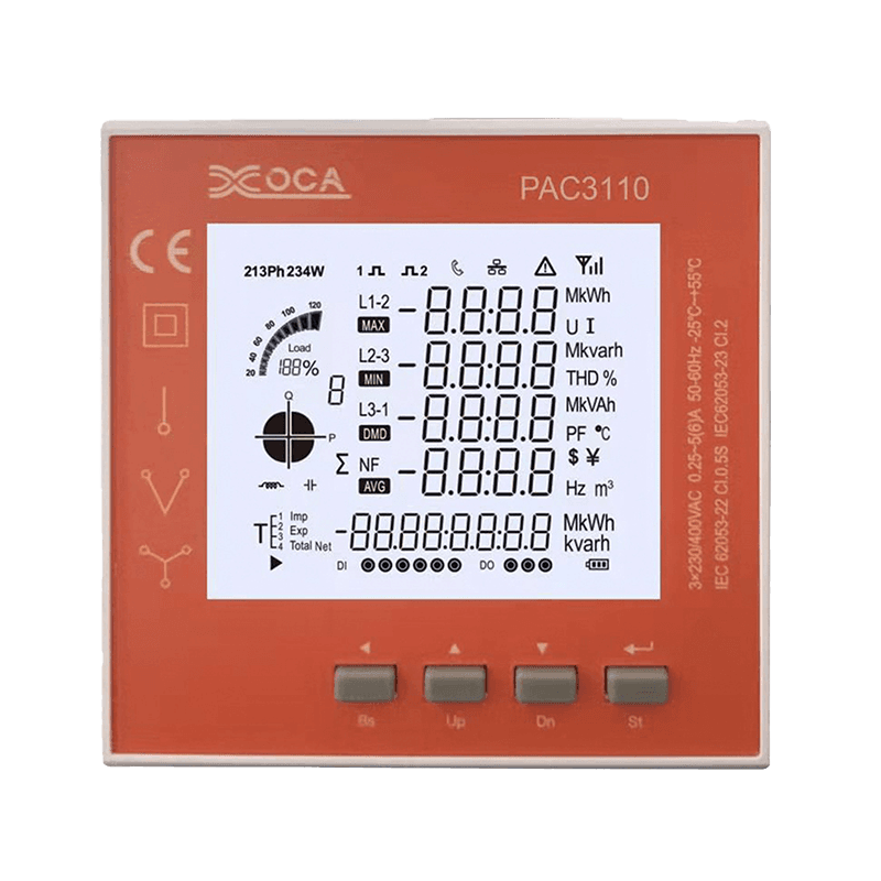 Inteligentny elektroniczny panel miernika mocy WiFi