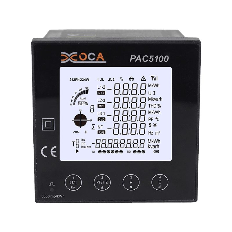 Bezprzewodowy cyfrowy panel LCD PAC5100 Miernik energii elektrycznej