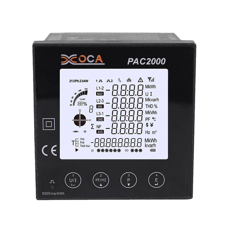 PAC5010 Bezprzewodowy, wielofunkcyjny elektroniczny miernik panelowy Modbus