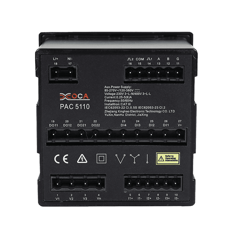 PAC5010 Inteligentny multimetr z panelem LCD Modbus i miernikiem mocy