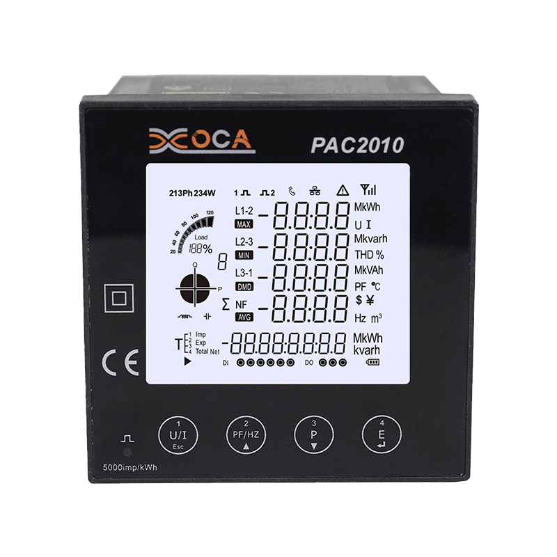 PAC5010 Inteligentny multimetr z panelem LCD Modbus i miernikiem mocy