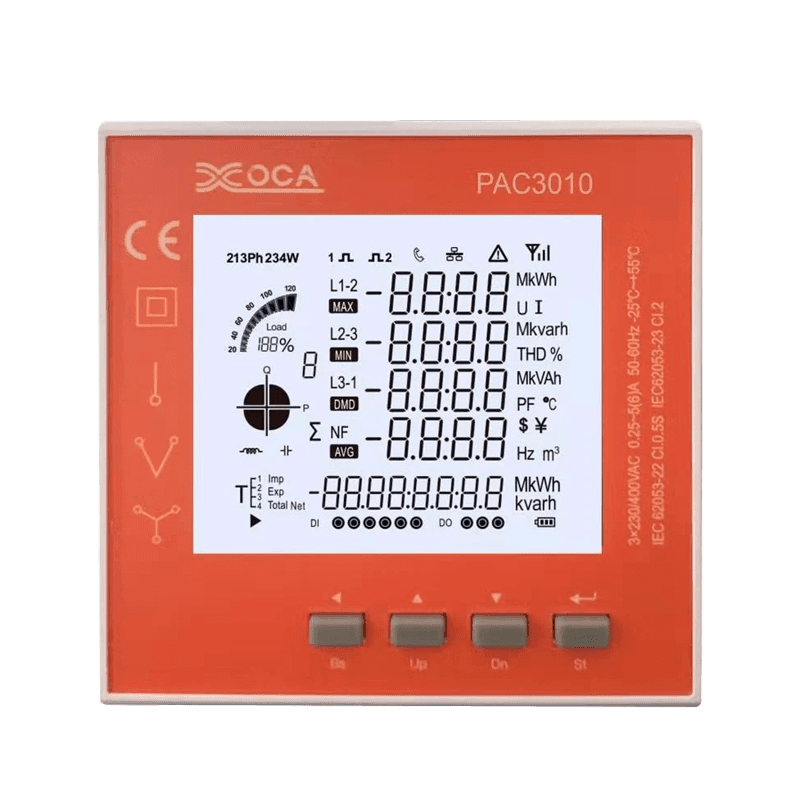 Inteligentny elektroniczny panel miernika mocy WiFi