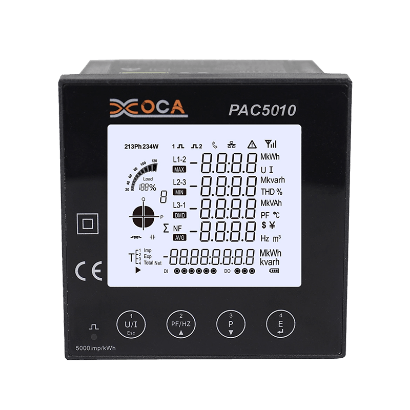 PAC5000 Inteligentny panel elektryczny Modbus WiFi Licznik mocy Licznik energii